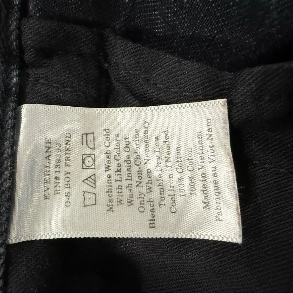 Everlane button front boyfriend Jean
